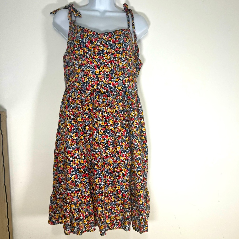 Sleeveless Tie Shoulder Old Navy Floral Dress